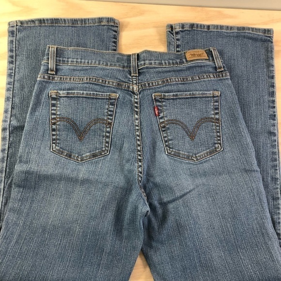 Levi’s 512 Perfectly Slimming Boot Cut Jeans Size 12 - Picture 4 of 9